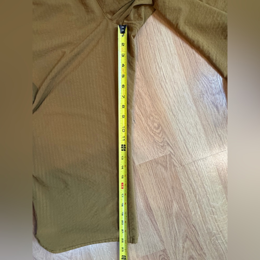 Title Nine Mustard Staycation Cropped Elastic Waist Pants Size M - Picture 10 of 12